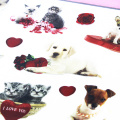 High Quality Scrapbookings Transparent Pvc Cute Dog Album Stickers